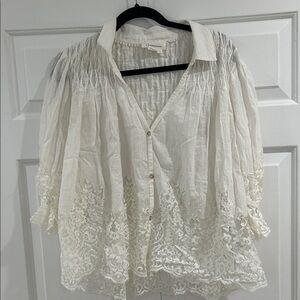 Anthropologie Lace Blouse